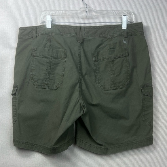 Eddie Bauer Women’s 14 Ripstop Cargo Shorts Olive Green Outdoor Camping Hiking - Picture 5 of 12